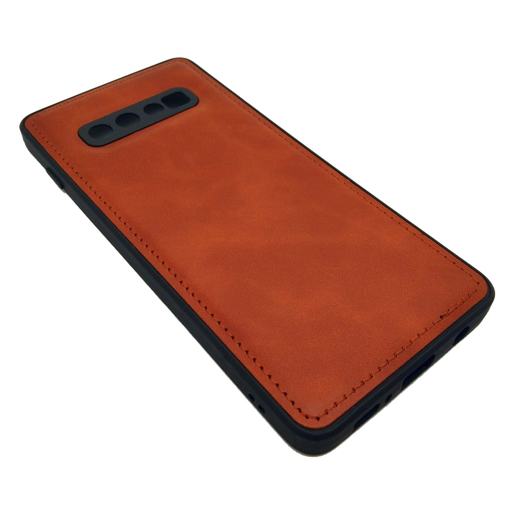 Luxury Leather Case Protection Phone Case Back Cover for Samsung S10 Plus