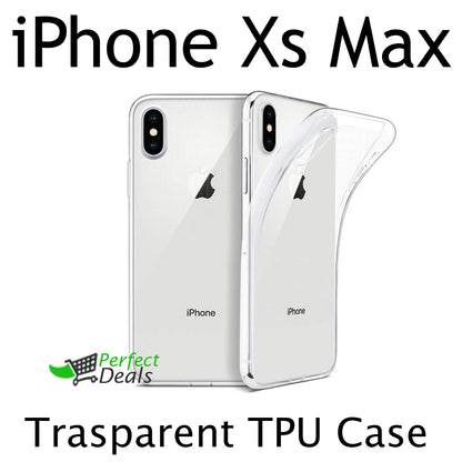 Transparent Clear Slim Case for apple Xs Max