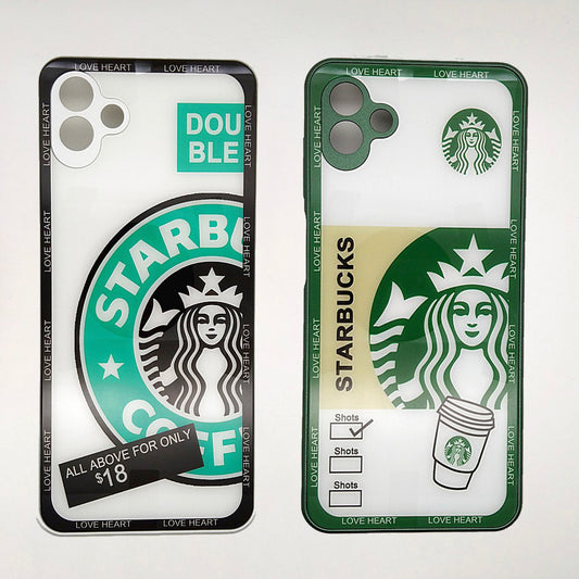 Starbucks Full Camera Lens Protective Hard Shel PC Case For Samsung A04