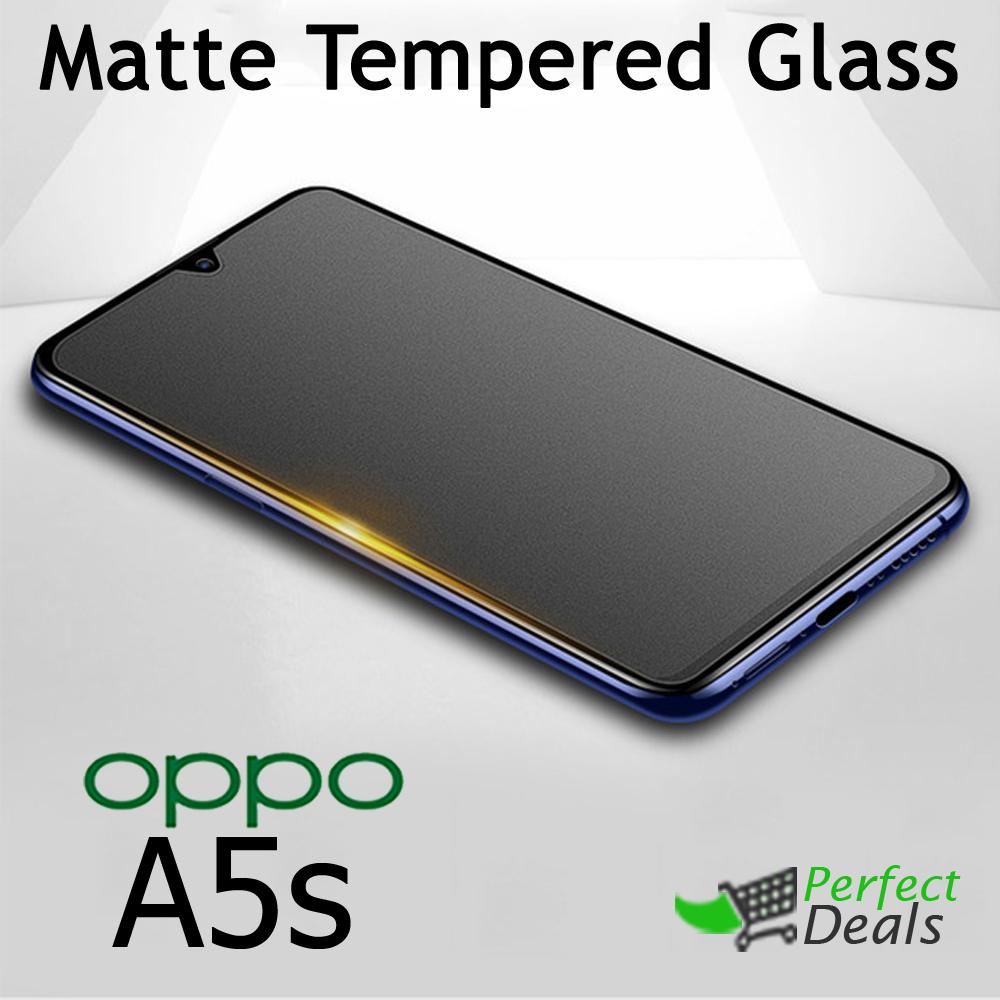 Matte Tempered Glass Screen Protector for OPPO A5s