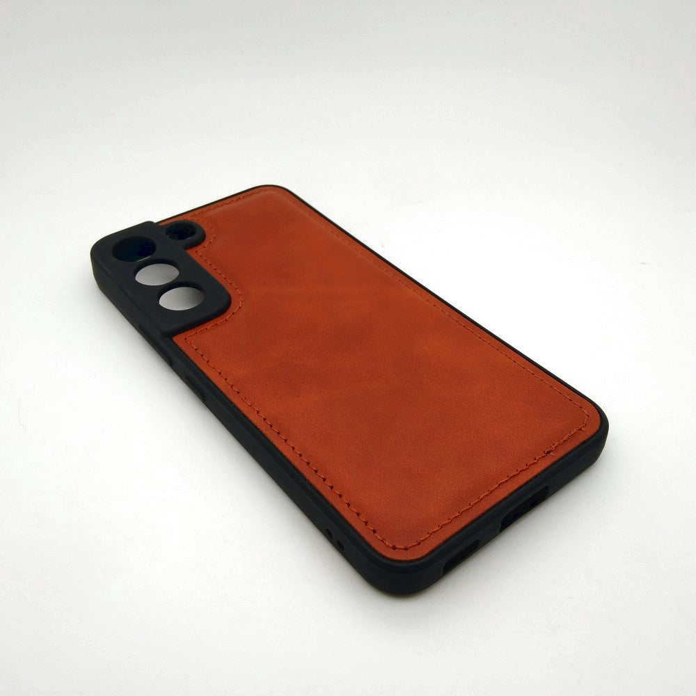Luxury Leather Case Protection Phone Case Back Cover for Samsung S22