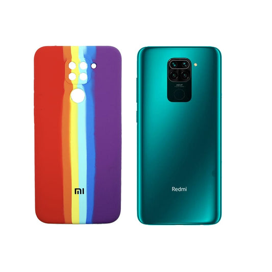 Latest Rainbow Silicone case for New Redmi Note 9