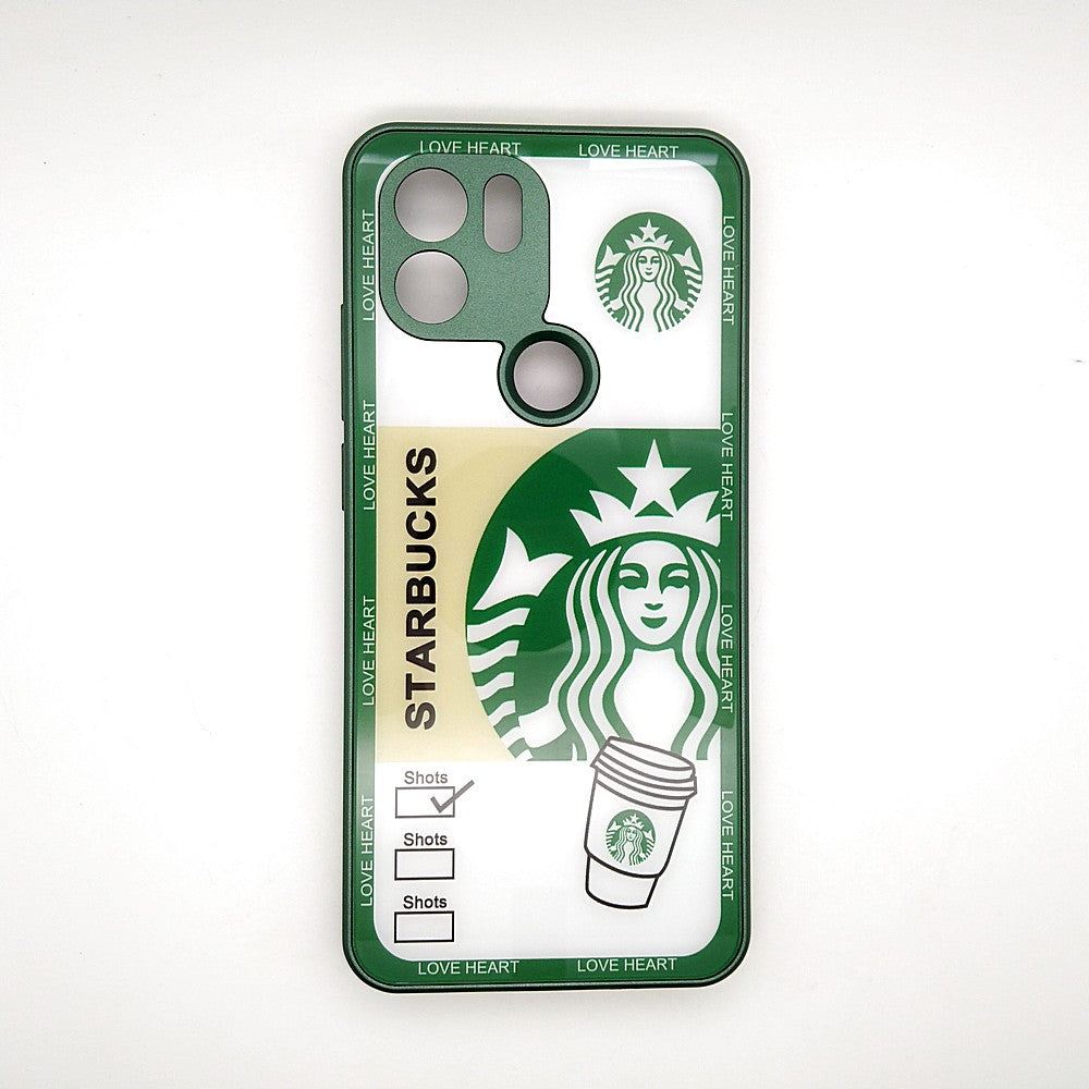 Starbucks Full Camera Lens Protective Hard Shel PC Case For Redmi Redmi A1 Plus