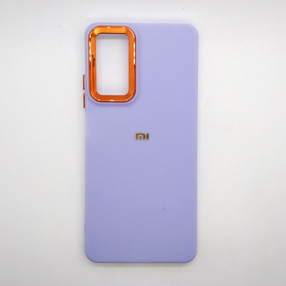 Gold Camera Protection Back Cover for Redmi Note 11 Pro