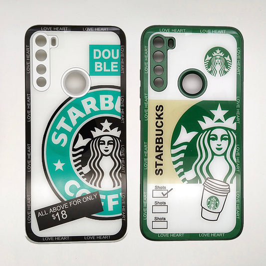 Starbucks Full Camera Lens Protective Hard Shel PC Case For Redmi REDMI NOTE 8