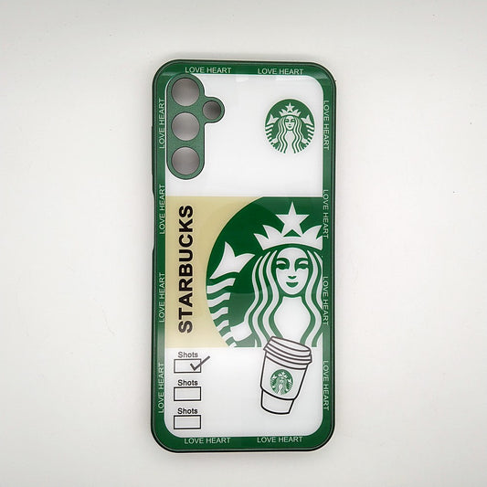 Starbucks Full Camera Lens Protective Hard Shel PC Case For Samsung A14