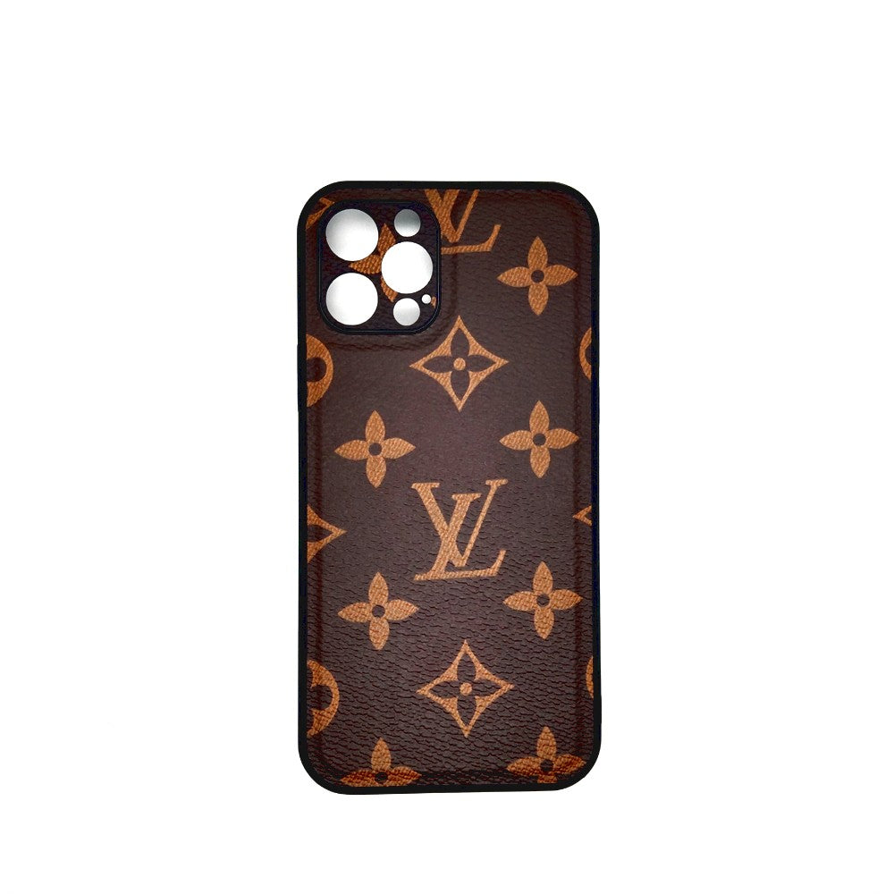 LV Case High Quality Perfect Cover Full Lens Protective Rubber TPU Case For apple iPhone 12 Pro