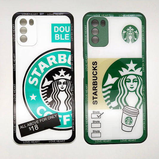 POCO M3 Starbucks Series High Quality Perfect Cover Full Lens Protective Transparent TPU Case For Xiaomi Mi POCO M3