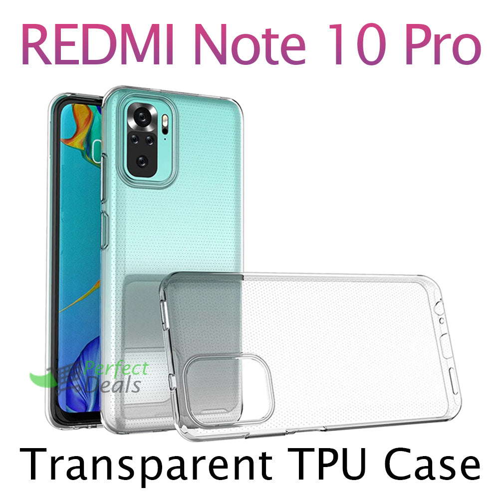 Transparent Clear Slim Case for New Redmi Note 10 Pro