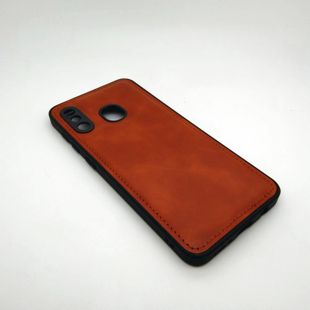 Luxury Leather Case Protection Phone Case Back Cover for Samsung A30 / A20