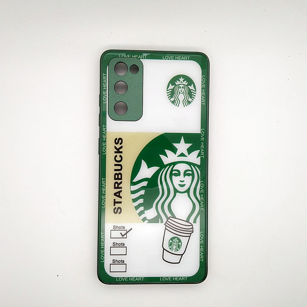 S20 FE Starbucks Series High Quality Perfect Cover Full Lens Protective Transparent TPU Case For Samsung S20 FE