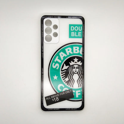 Starbucks Full Camera Lens Protective Hard Shel PC Case For Samsung A32 5G