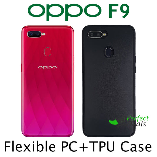 Black Custom Decal Print Slim Case for OPPO F9