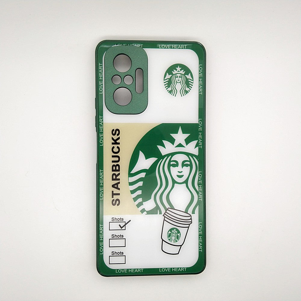 Starbucks Full Camera Lens Protective Hard Shel PC Case For Redmi REDMI NOTE 10 PRO