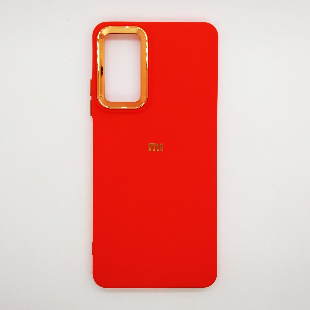 Gold Camera Protection Back Cover for Redmi Note 11 Pro