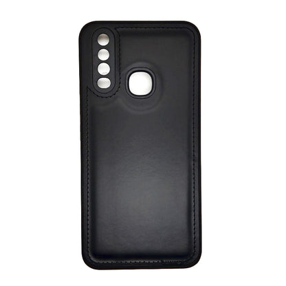 Luxury Leather Case Protection Phone Case Back Cover for Vivo Y12 / Y15 / Y17