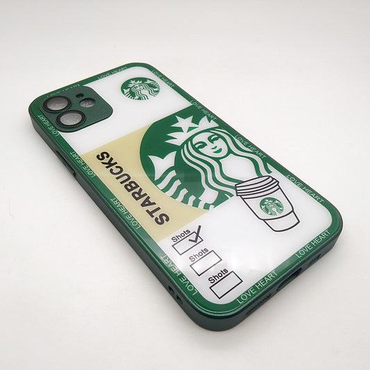 Starbucks Full Camera Lens Protective Hard Shel PC Case For apple iPhone 12