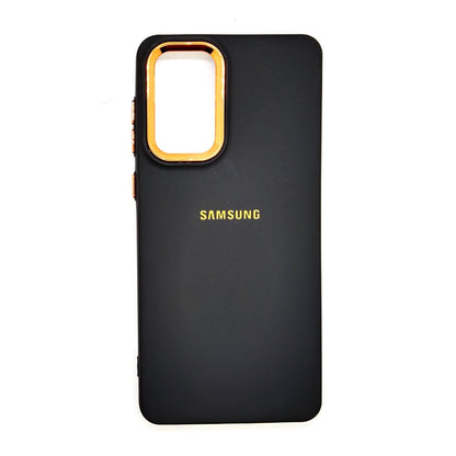 Gold Camera Protection Back Cover for Samsung A73 5G