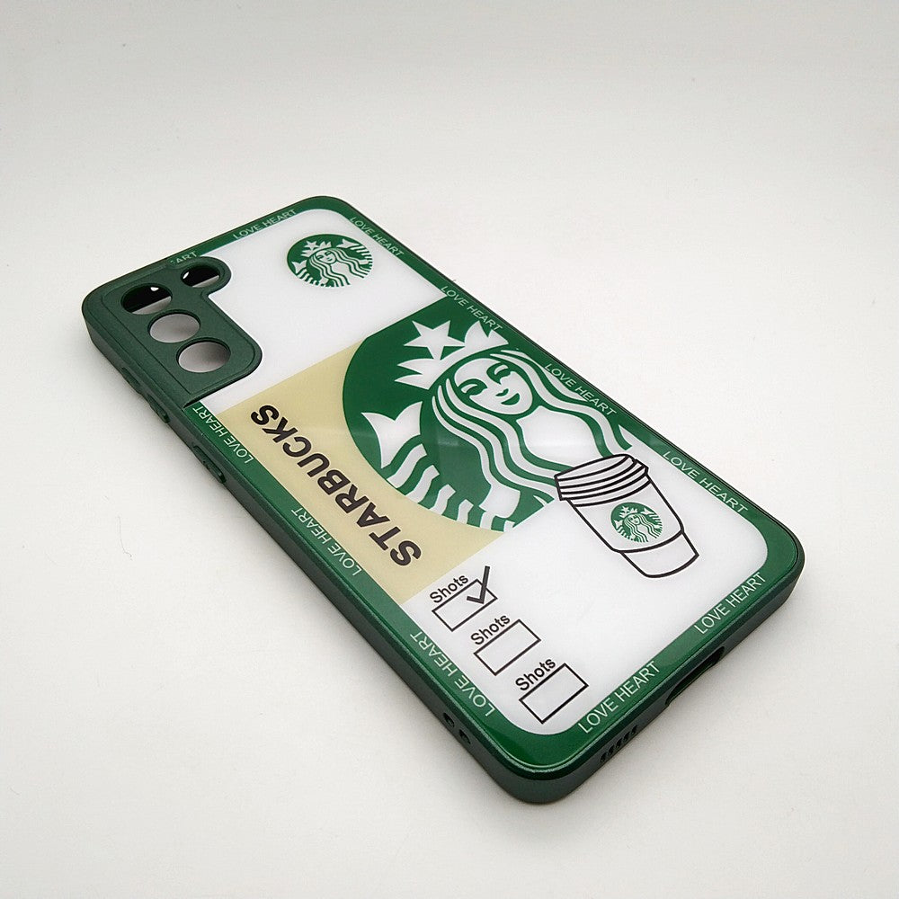 S21 Plus Starbucks Series High Quality Perfect Cover Full Lens Protective Transparent TPU Case For Samsung S21 Plus