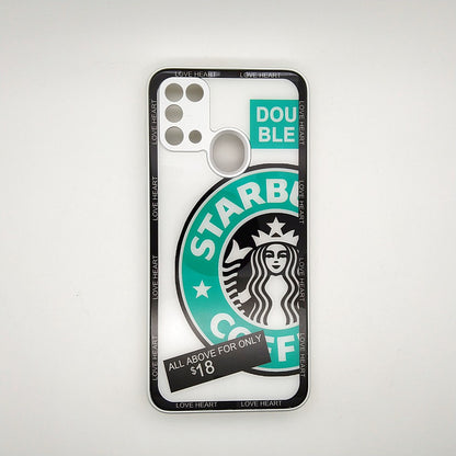M31 Starbucks Series High Quality Perfect Cover Full Lens Protective Transparent TPU Case For Samsung M31