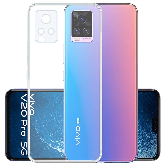 Transparent Clear Slim Case for New Vivo V21