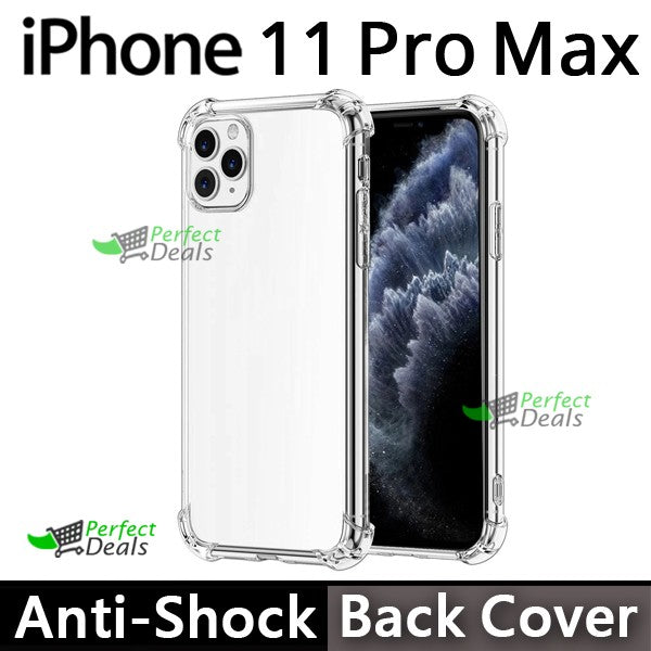 AntiShock Clear Back Cover Soft Silicone TPU Bumper case for apple iPhone 11 Pro Max