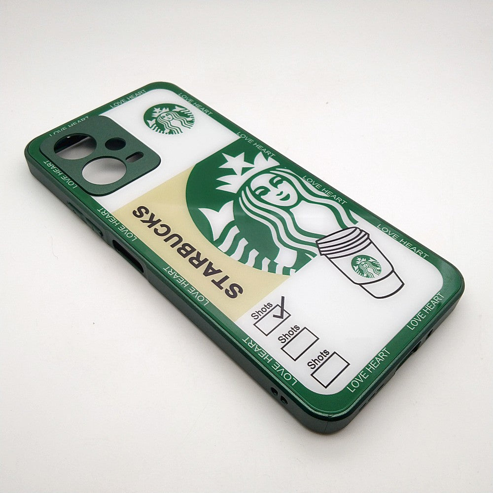 Starbucks Full Camera Lens Protective Hard Shel PC Case For Redmi REDMI NOTE 12