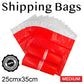 Shipping Bags Poly Mailer Courier Bags Red Medium 25cm x 35cm