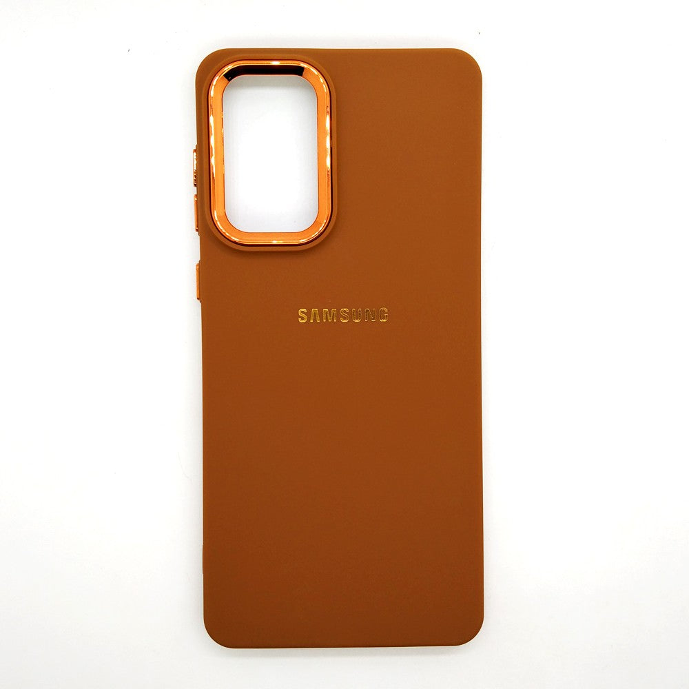 Gold Camera Protection Back Cover for Samsung A73 5G