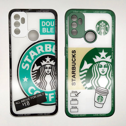 Starbucks Full Camera Lens Protective Hard Shel PC Case For OPPO OPPO A53