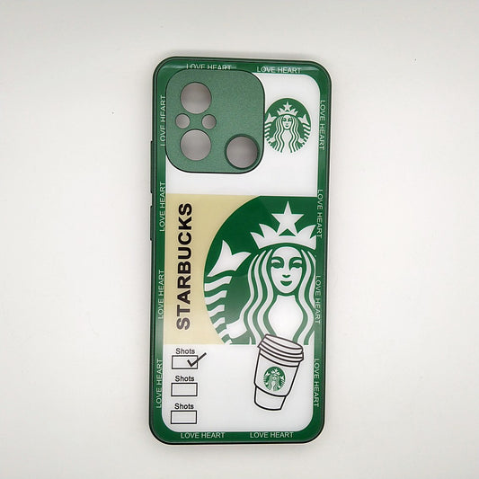 Starbucks Full Camera Lens Protective Hard Shel PC Case For Redmi REDMI 12C