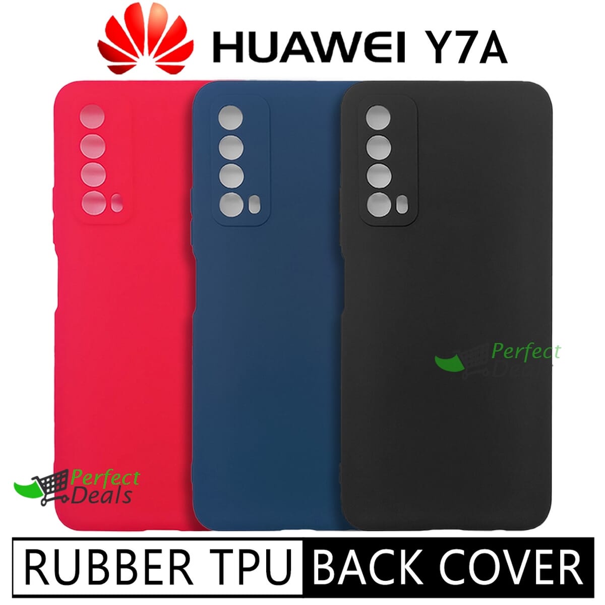 Magic Silicone slim TPU Case for Huawei Y7A