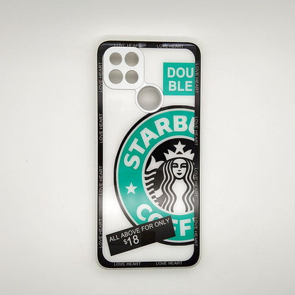 Starbucks Full Camera Lens Protective Hard Shel PC Case For OPPO OPPO A15