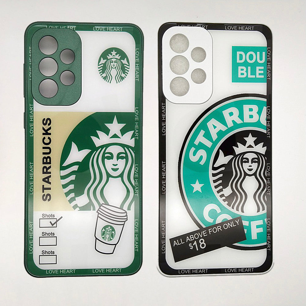 Starbucks Full Camera Lens Protective Hard Shel PC Case For Samsung A33 5G