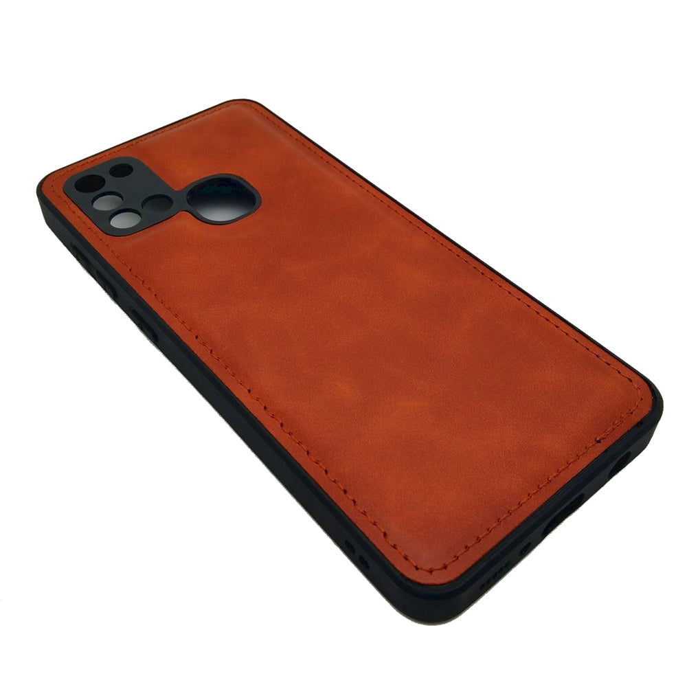 Luxury Leather Case Protection Phone Case Back Cover for Samsung A21s