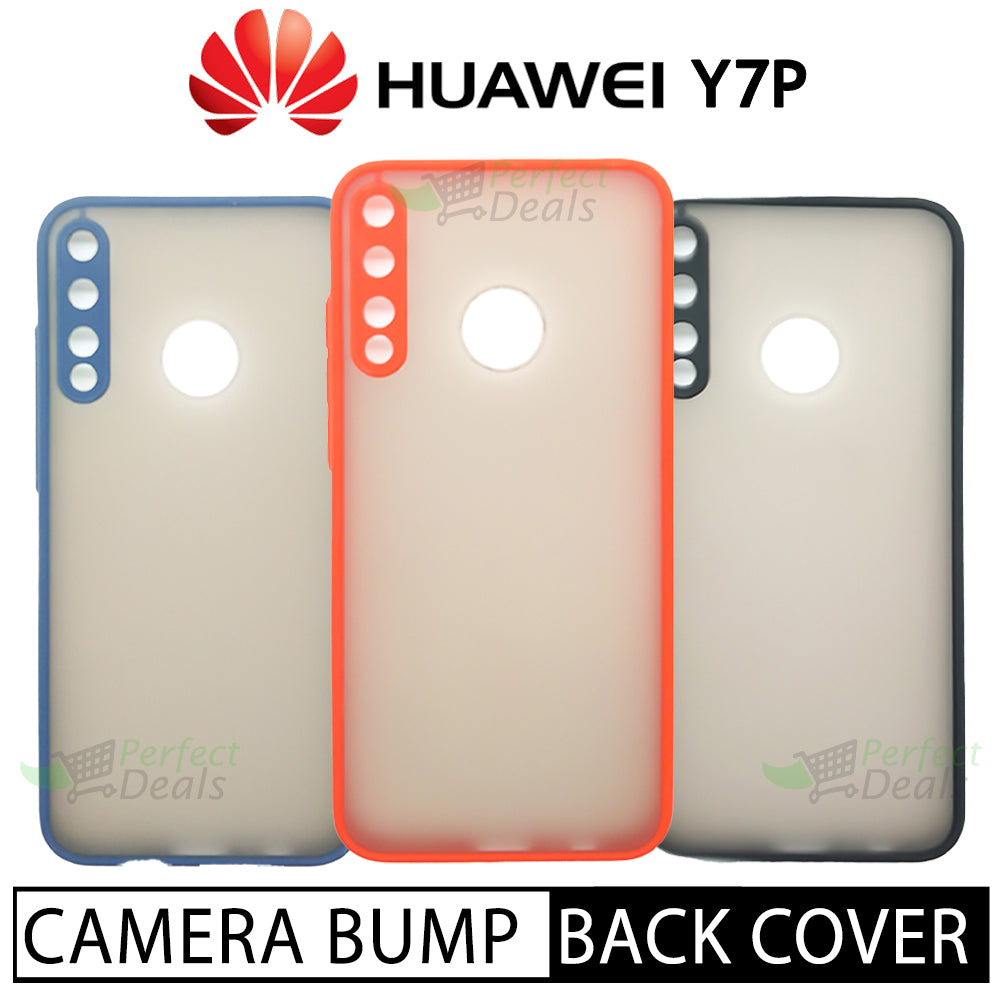 Camera lens Protection Gingle TPU Back cover for Huawei Y7p