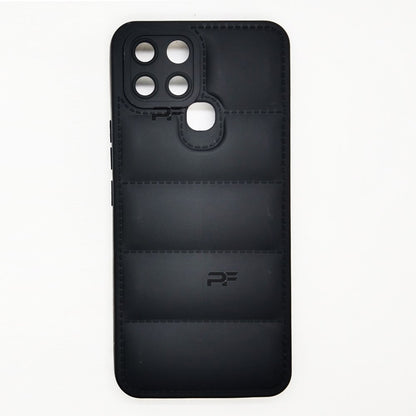 Puffer Case Jacket Cushion Back Cover for infinix SMART 6