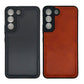 Luxury Leather Case Protection Phone Case Back Cover for Samsung S22
