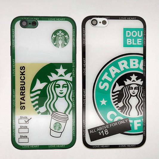 Starbucks Full Camera Lens Protective Hard Shel PC Case For apple iPhone 6 / 6s