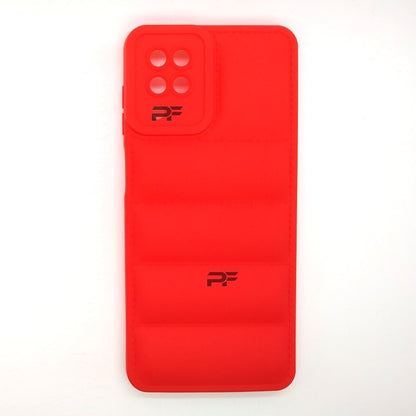 Puffer Case Jacket Cushion Back Cover for Samsung A12 4G